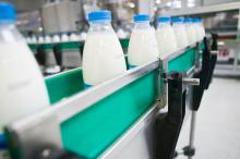 Profit of milk production fell by almost 10% over the month