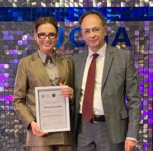 Ірина Паламар отримала сертифікат про закінчення  Української академії корпоративного управління (UCGA)